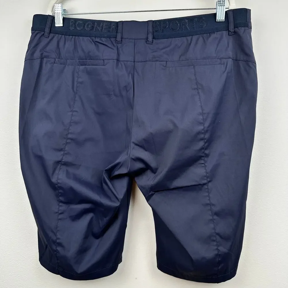 Bogner Sport Women's Lani Functional Bermuda Shorts Blue 14 Performance Golf